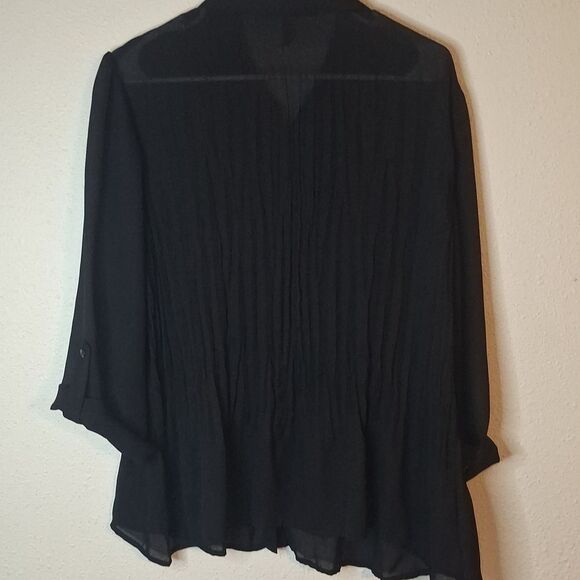 New Directions Elegant Black Women's Top size 1X - Picture 3 of 5